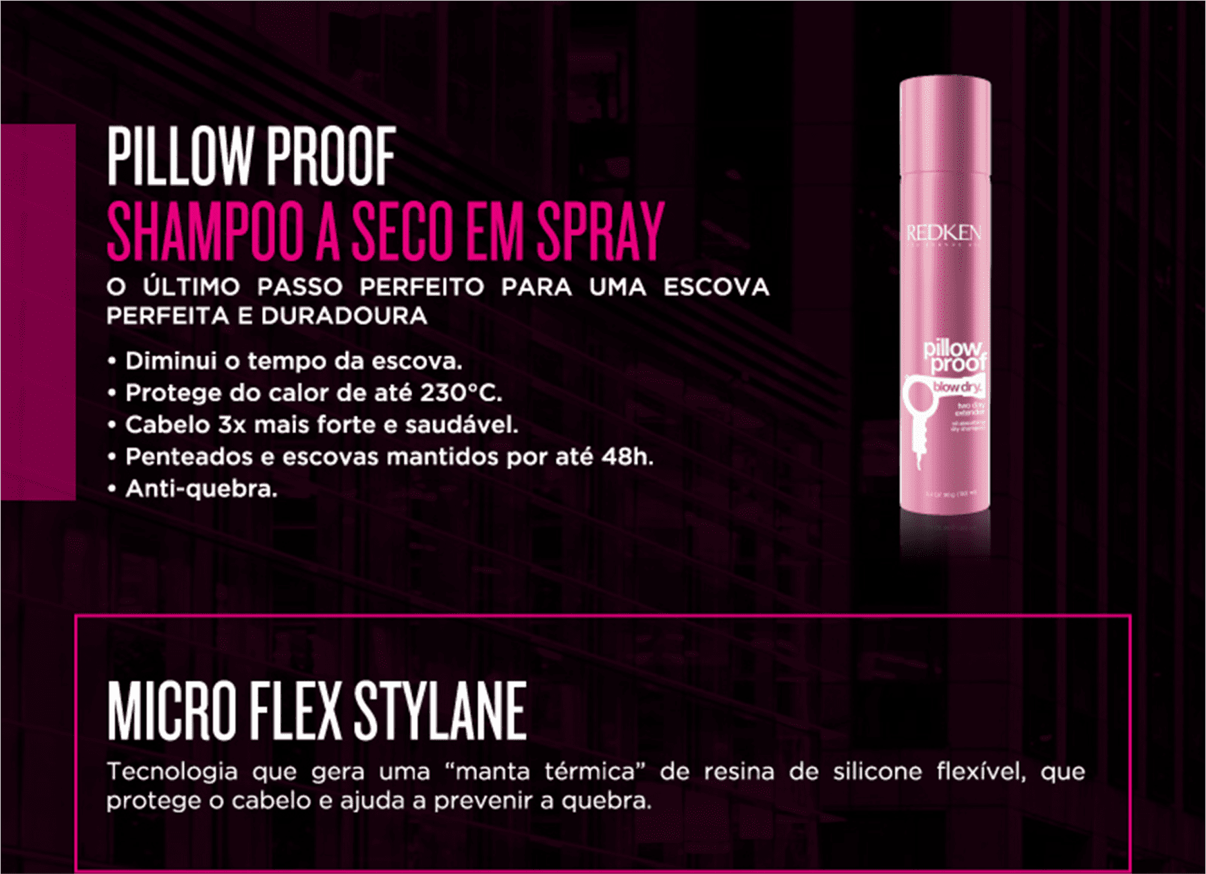 Redken Pillow Proof Blow Dry Two Day Extender - Shampoo a Seco 100ml
