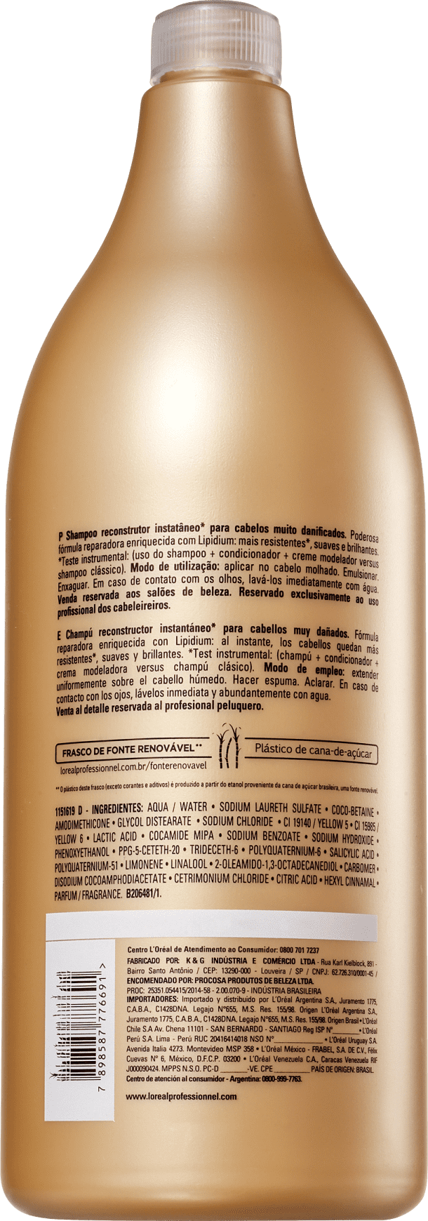 L'Oréal Professionnel Expert Absolut Repair Cortex Lipidium - Shampoo 1500ml