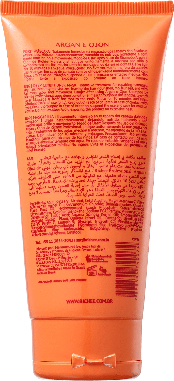 Richée Professional Argan e Ojon - Máscara Capilar 150g