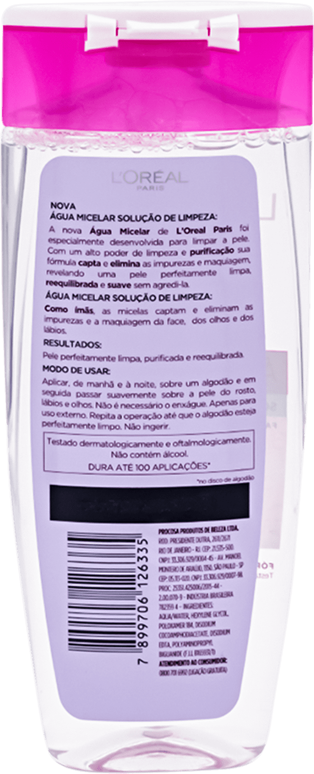 L'Oréal Paris Dermo Expertise Água Micelar 5 em 1 - Água Demaquilante 200ml