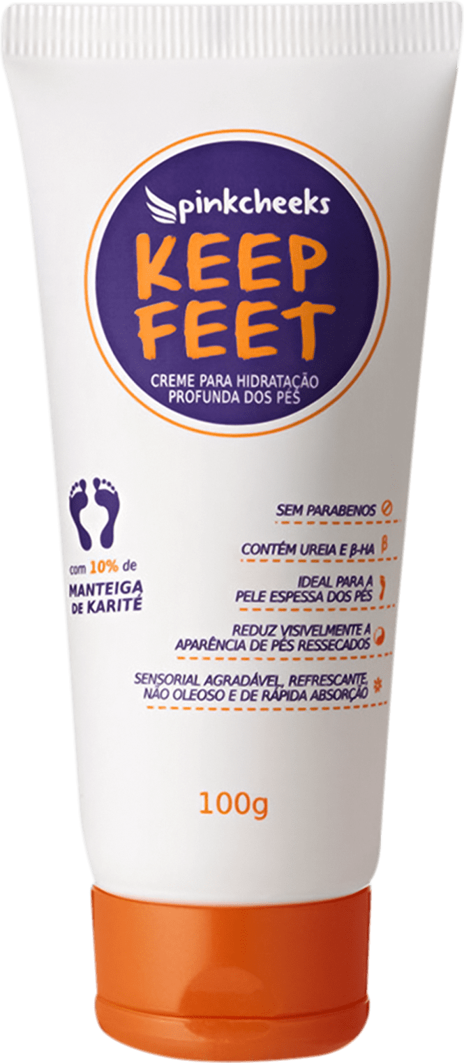 Pink Cheeks Keep Feet - Creme para os Pés 100g