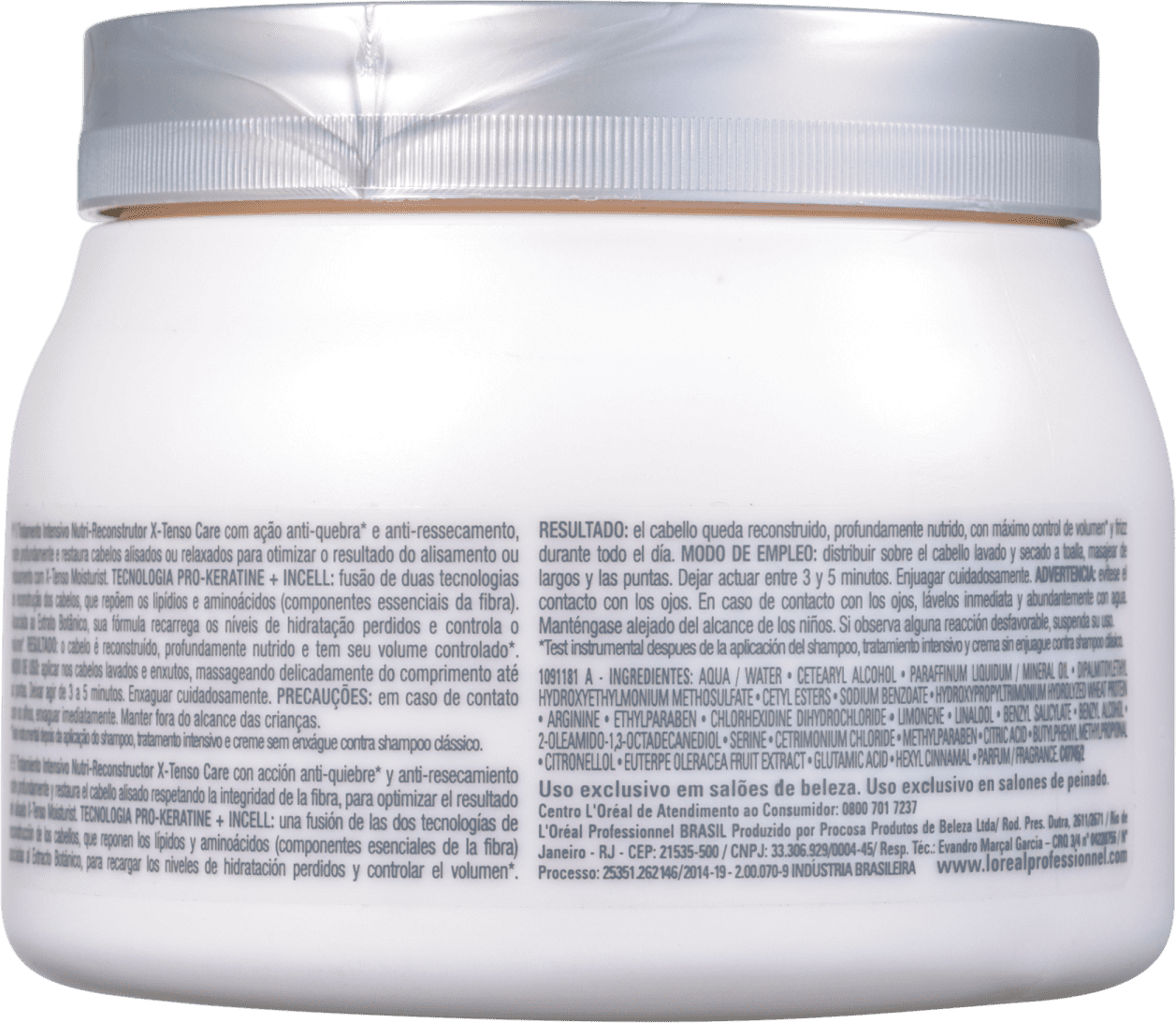 L'Oréal Professionnel X-Tenso Care Pro-Keratine + Incell - Máscara de Reconstrução 500ml