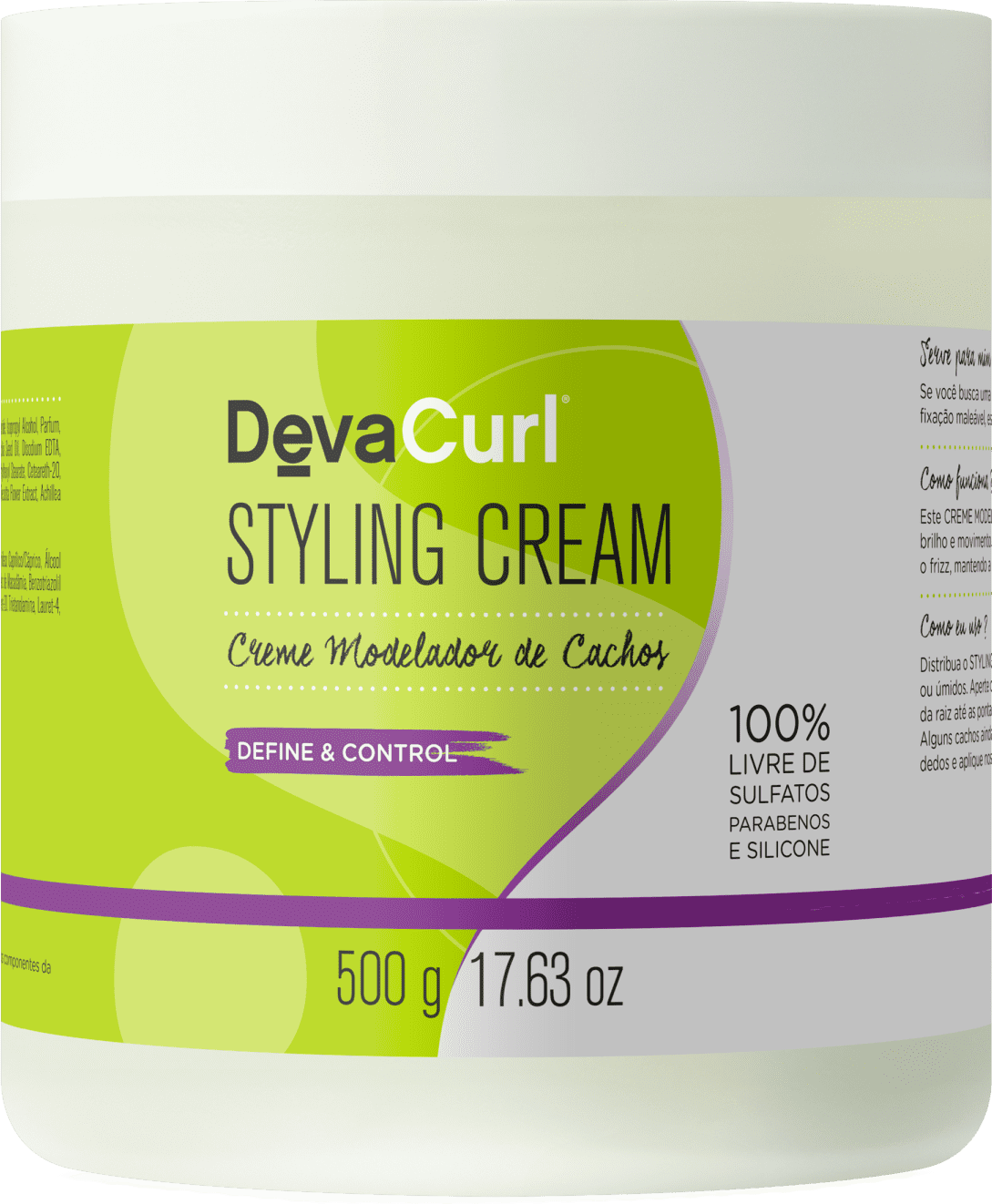 Creme Deva Curl Styling Cream Modelador 500g Beleza na 