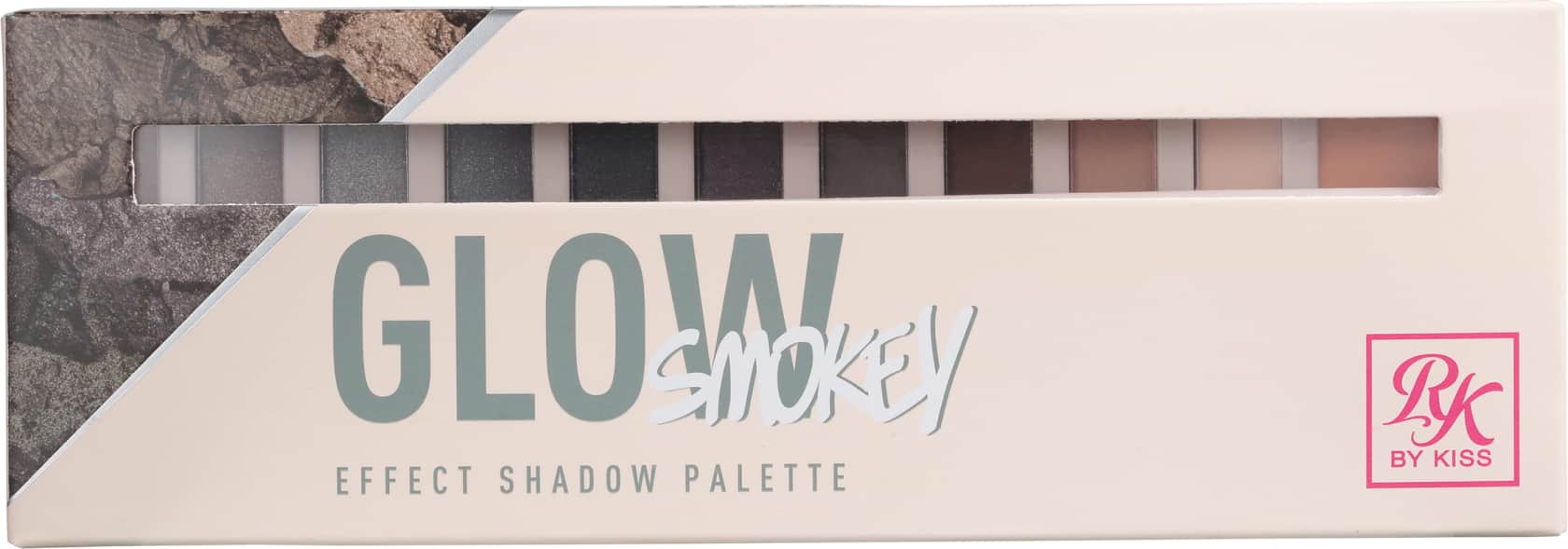 Kiss New York Ruby Kisses Glow Smokey - Paleta de Sombras 6g