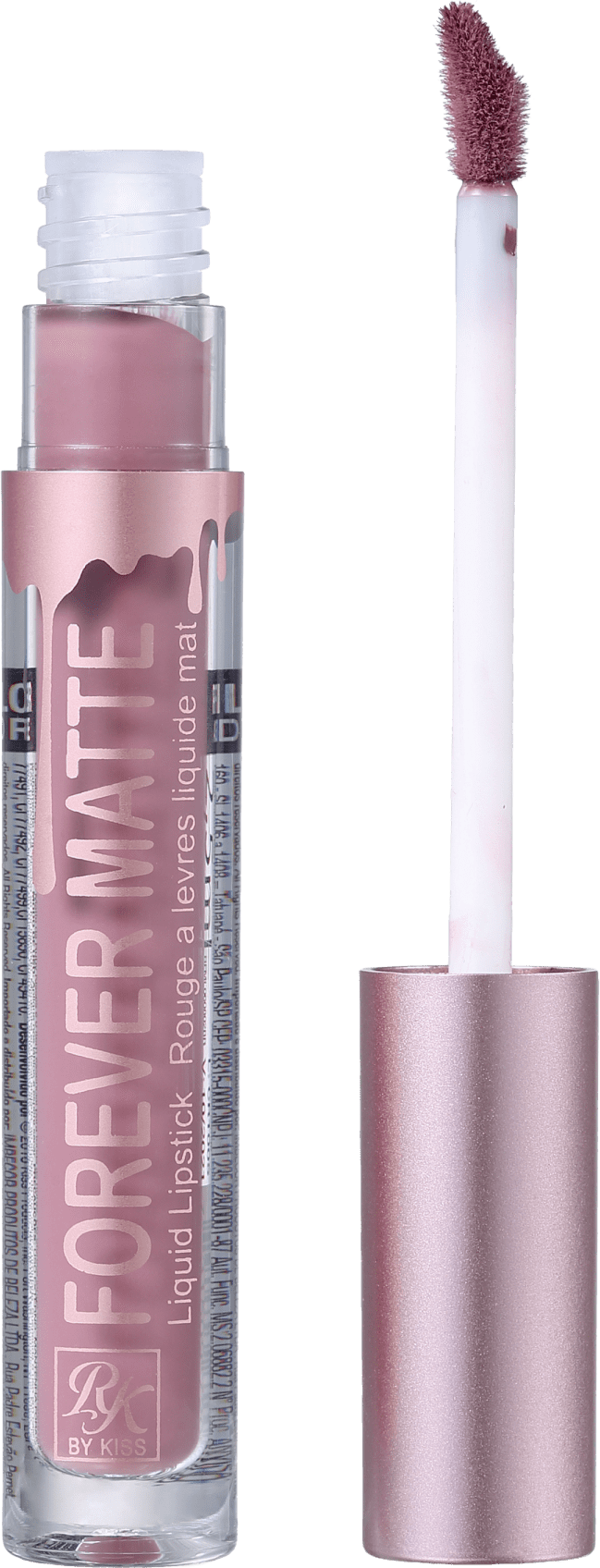 Kiss New York Ruby Kisses Forever Matte Aged Rose - Batom Líquido 3ml