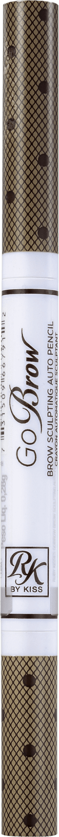 Kiss New York Ruby Kisses GoBrow Eyebrow Sculpting Auto Light Medium Brown - Lápis para Sobrancelha 0,28g