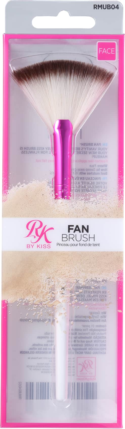 Kiss New York Ruby Kisses - Pincel Leque 6g