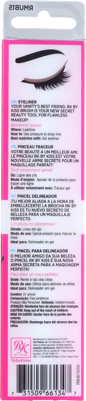 Kiss New York Ruby Kisses - Pincel Delineador 3g