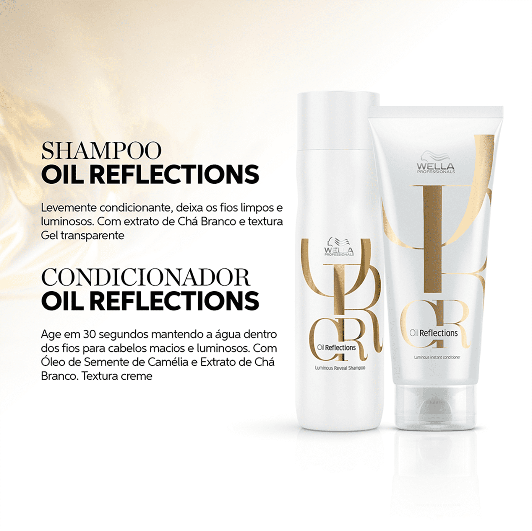 Oil Reflection Wella Oil Reflections Light 100ml | Beleza na Web