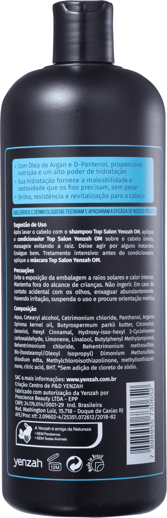 Yenzah OM Top Salon - Condicionador 1000ml