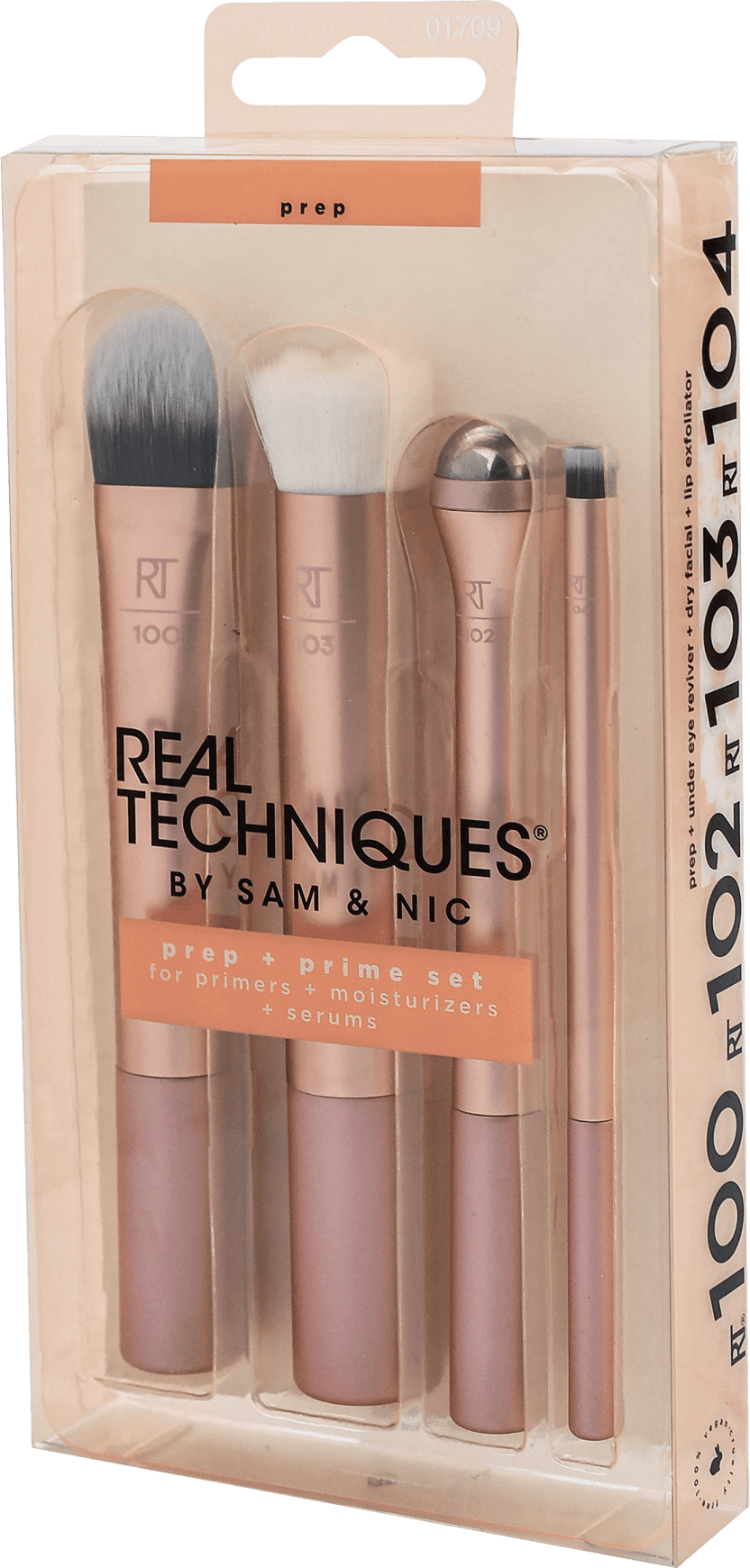 Kit de Pincéis Real Techniques Prep + Prime (4 Produtos)