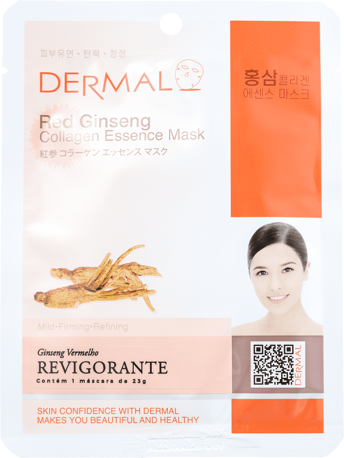 Dermal Red Ginseng - Máscara Facial (1 unidade)