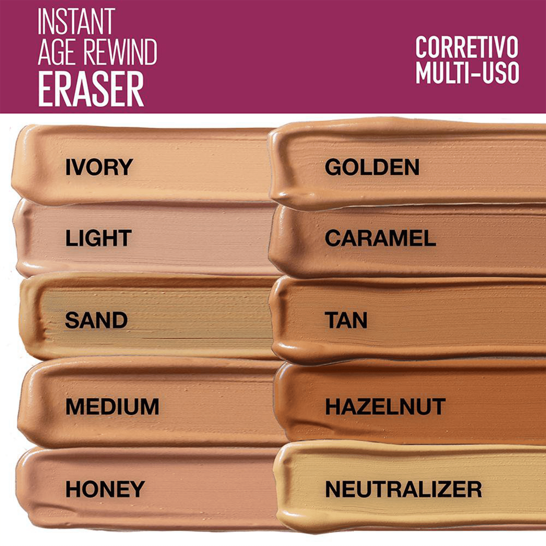 Maybelline Instant Age Rewind Eraser Dark Circles 130 Medium - Corretivo Líquido 5,9ml