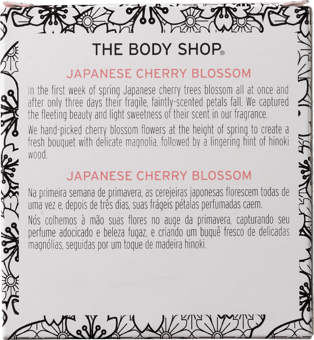 Japanese Cherry Blossom The Body Shop Eau de Toilette - Perfume Feminino 50ml