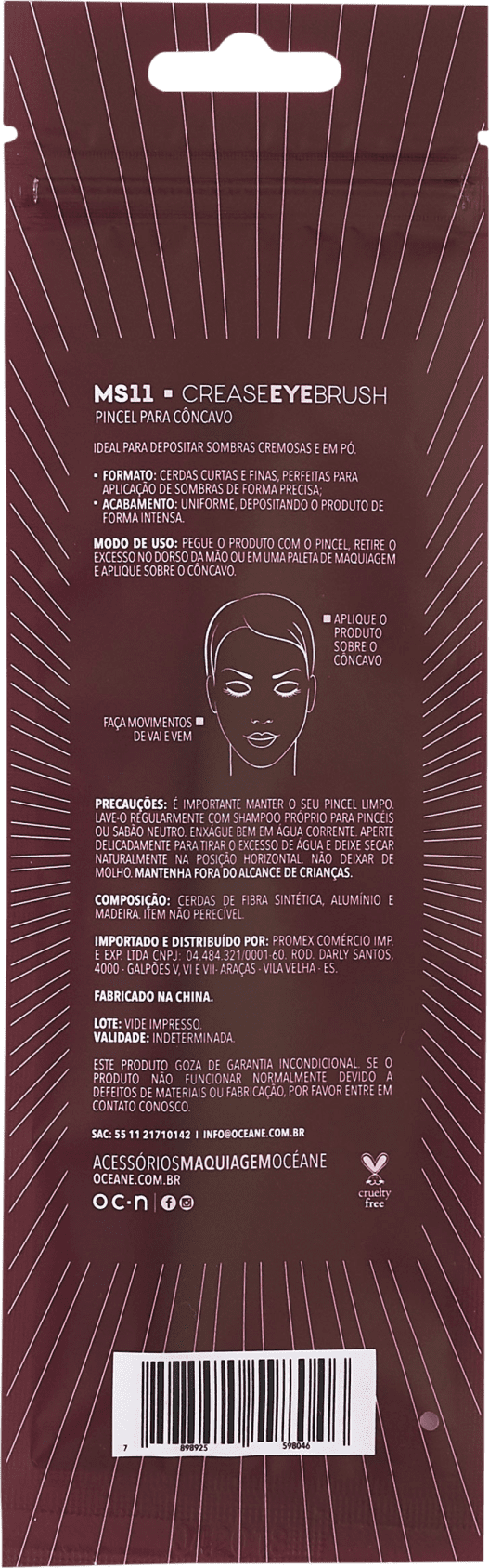 Mariana Saad by Óceane MS11 - Pincel para Sombra