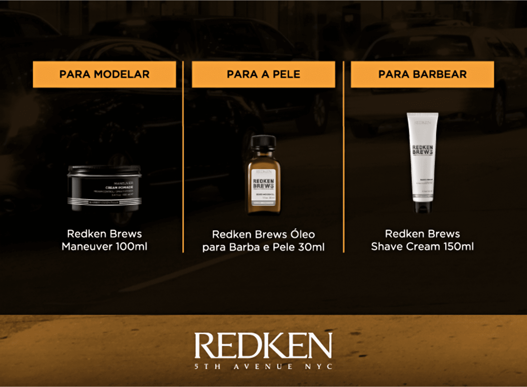 Redken Brews 3-In-1 - Shampoo Multifuncional 300ml