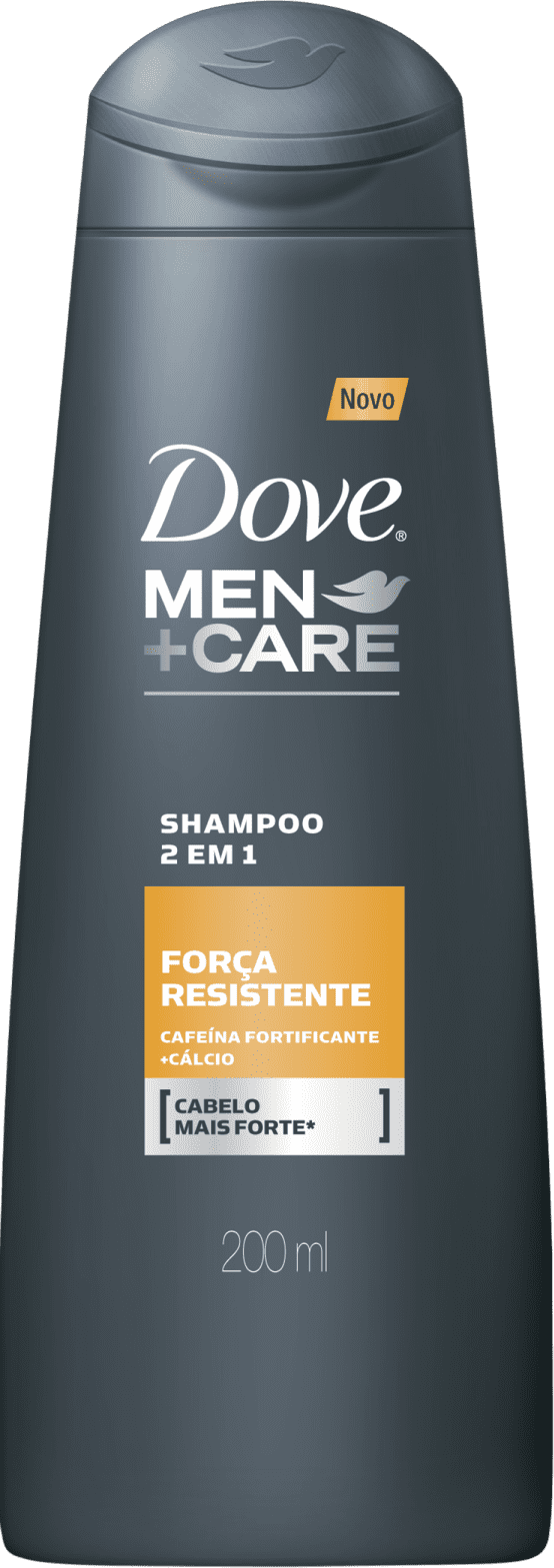 Shampoo Dove Men+Care 2 em 1 Força Resistente 200ml