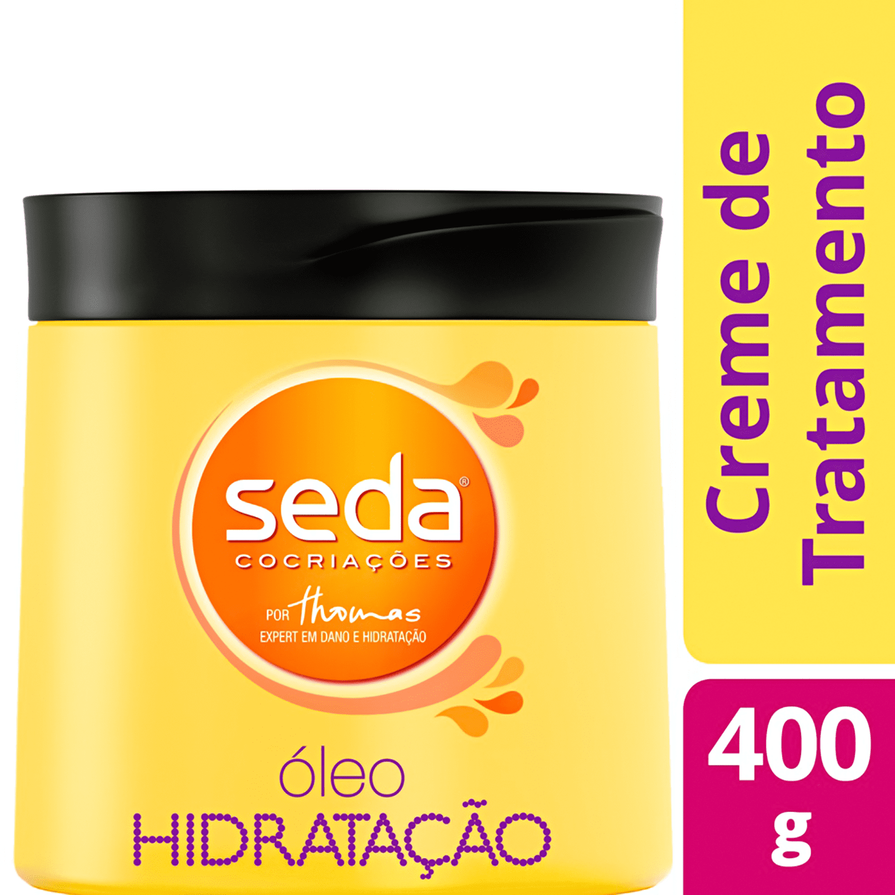 Creme de Tratamento Seda Óleo Hidratação 400g