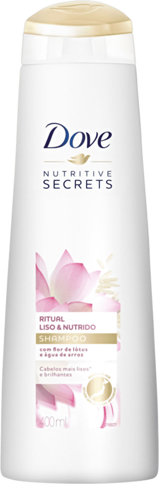 Shampoo Dove Ritual Liso e Nutrido 400ml