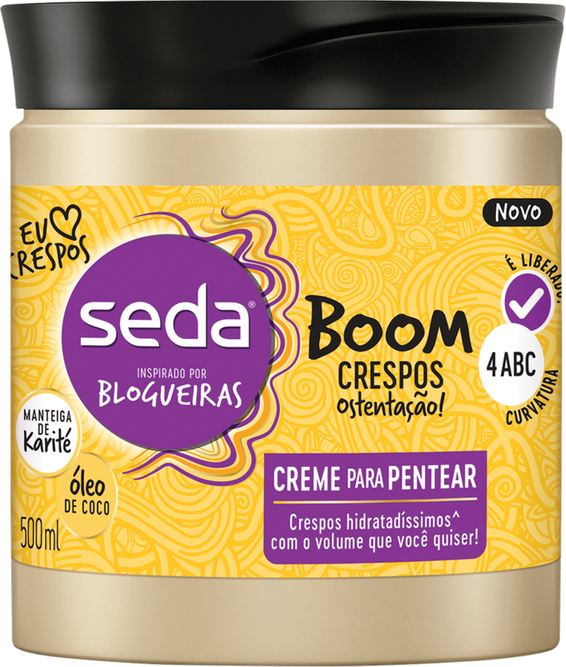 Creme de Pentear Seda Boom Crescimento Ostentação 500ml
