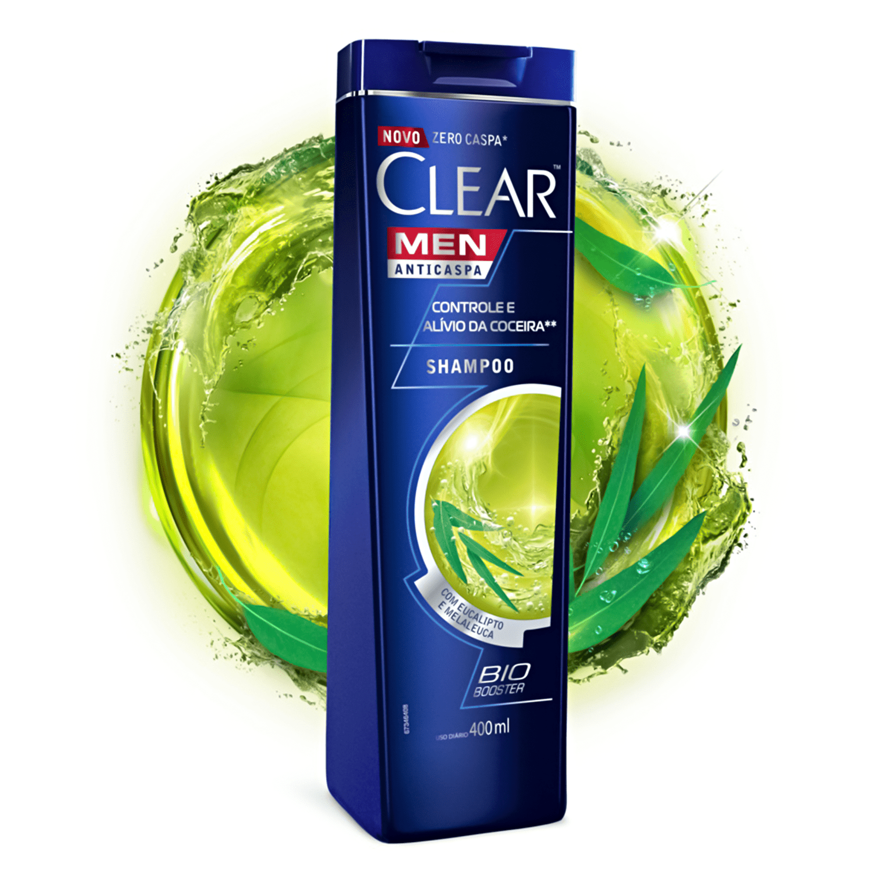 Shampoo Anticaspa Clear Controle e Alívio da Coceira 400ml