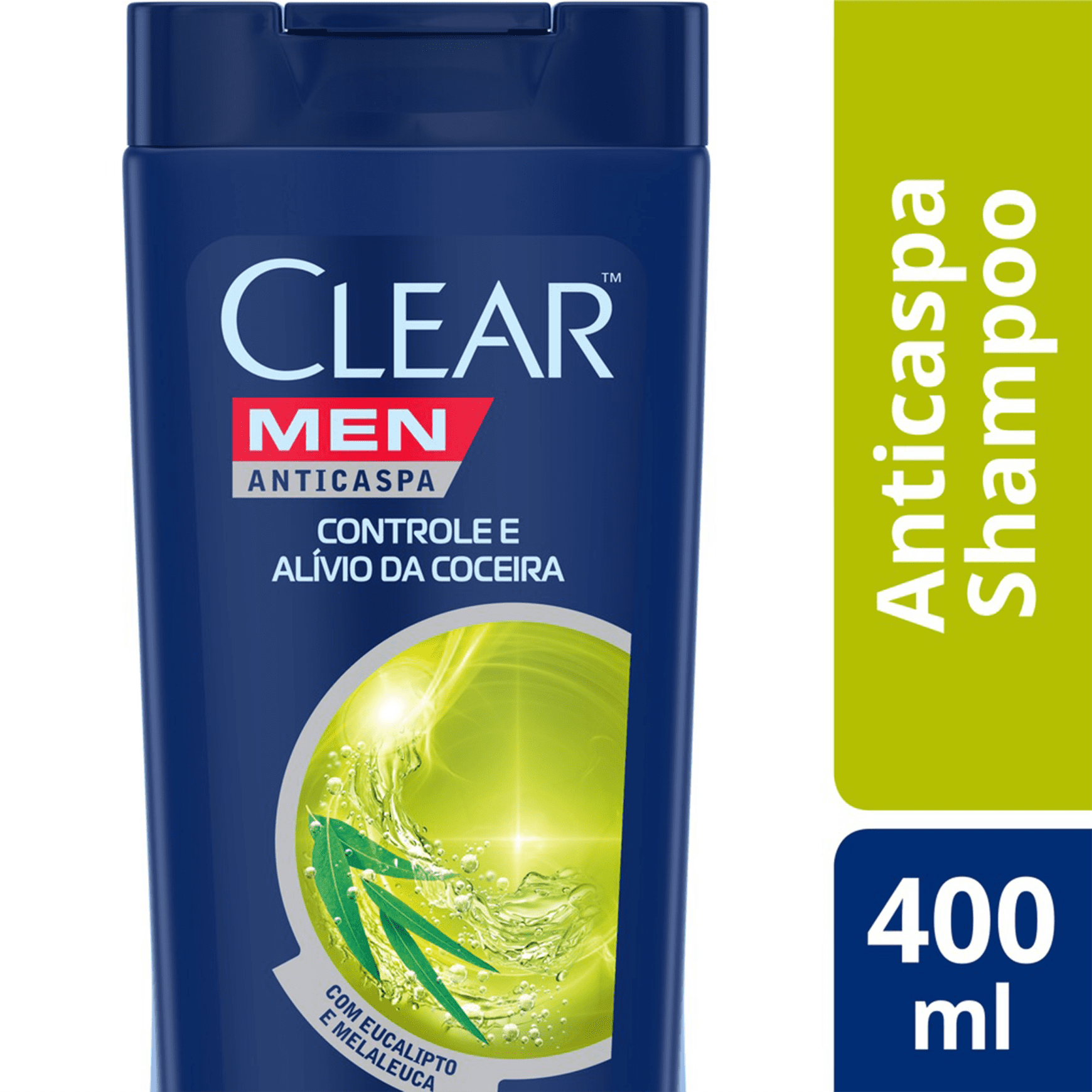 Shampoo Anticaspa Clear Controle e Alívio da Coceira 400ml