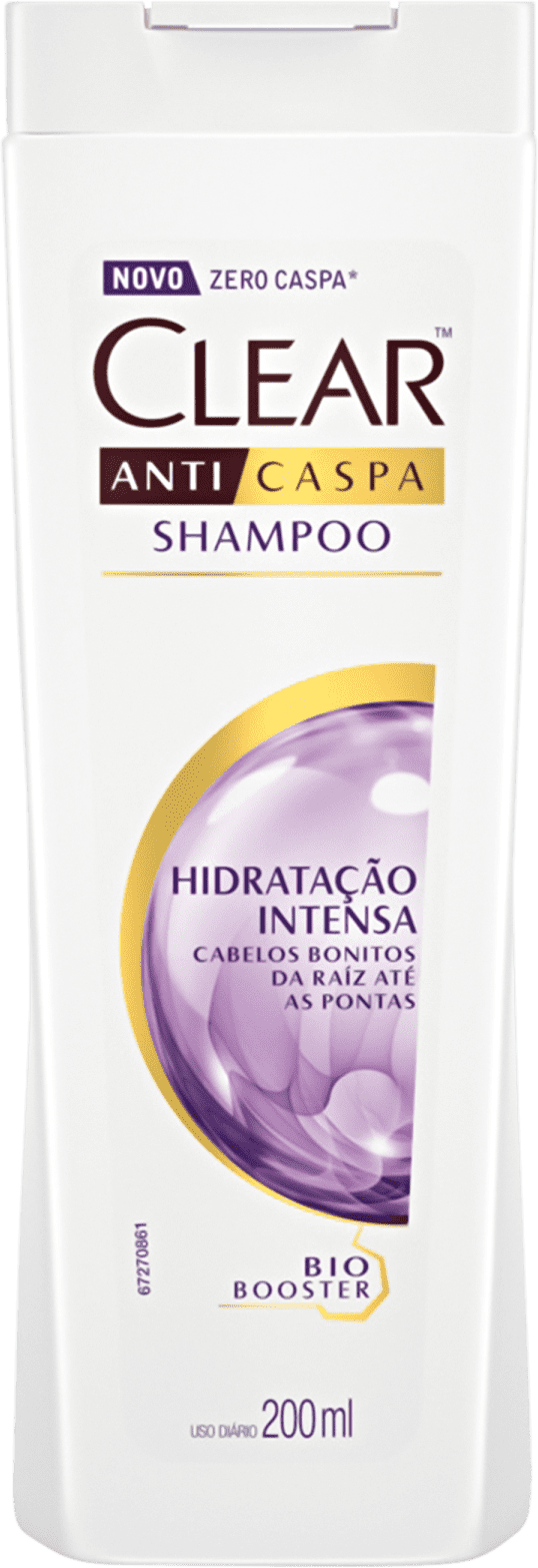 Clear Hidratação Intensa - Shampoo Anticaspa 200ml