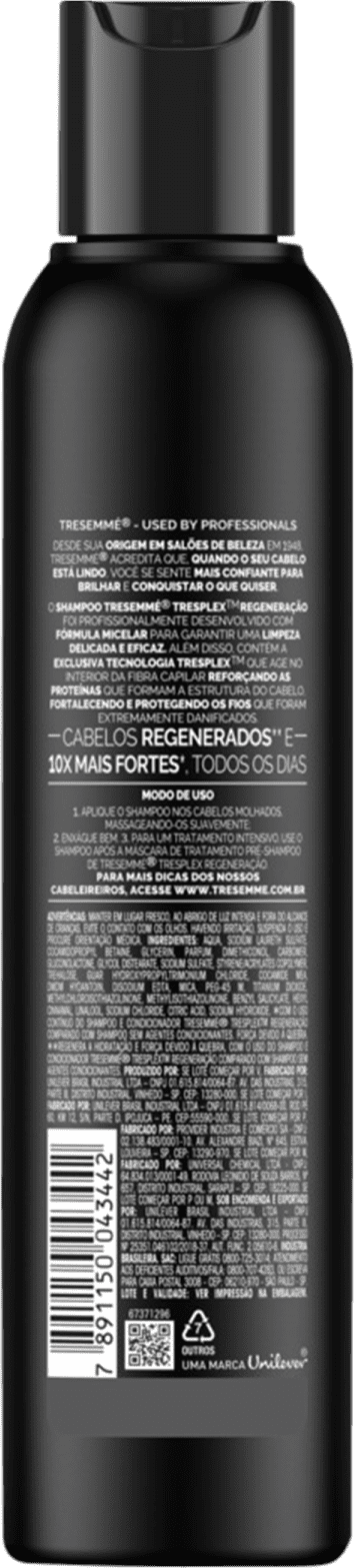 Shampoo TRESemmé TRESplex Regeneração 200ml