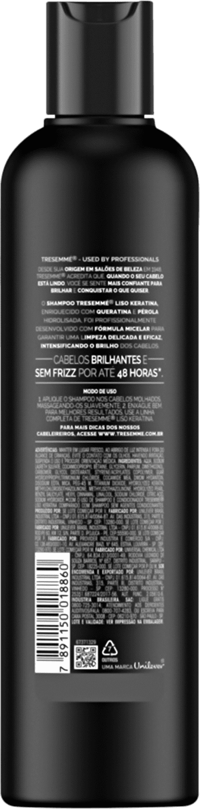 Shampoo TRESemmé Liso Keratina 400ml