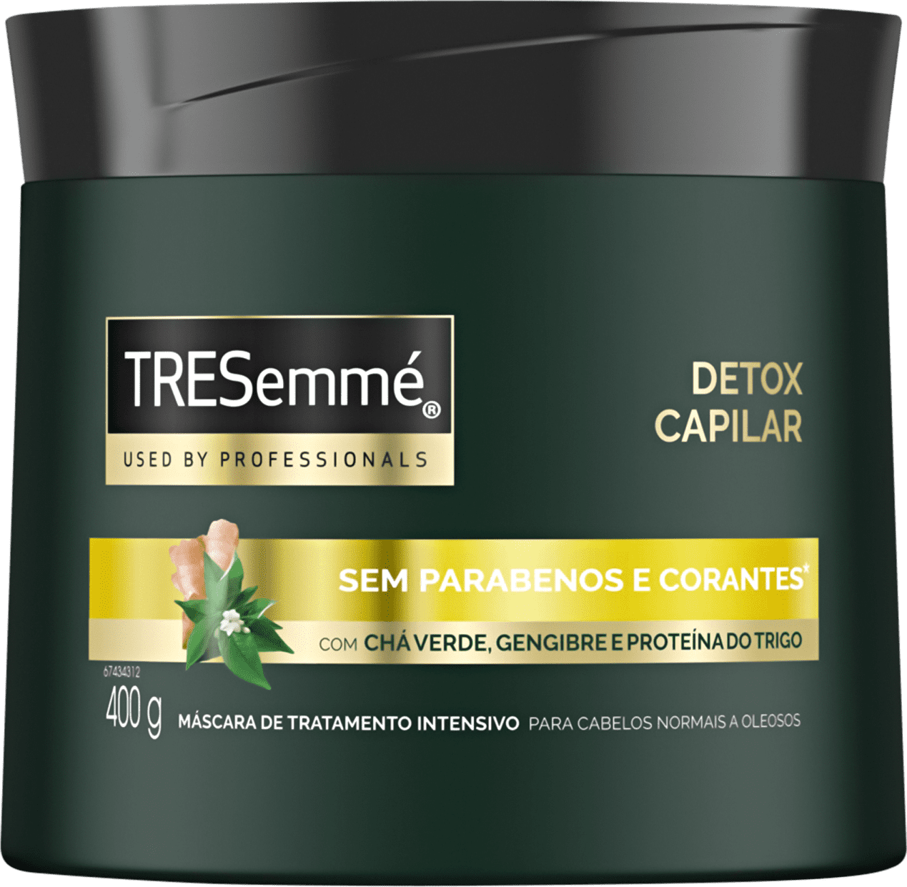 Máscara TRESemmé Detox Capilar 400g