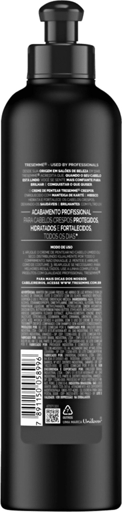 Creme de Pentear TRESemmé Crespos 400ml