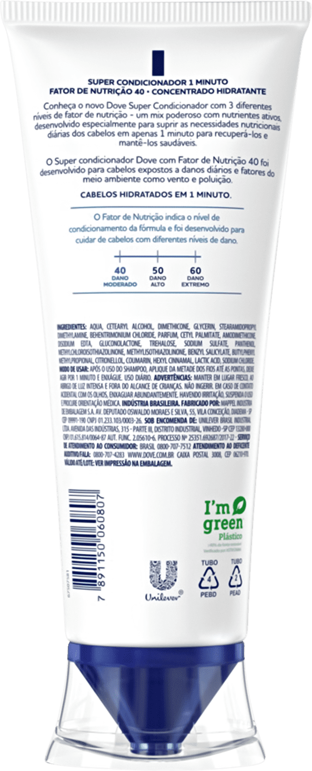Condicionador Dove Super Condicionador Fator de Nutrição 40 170ml