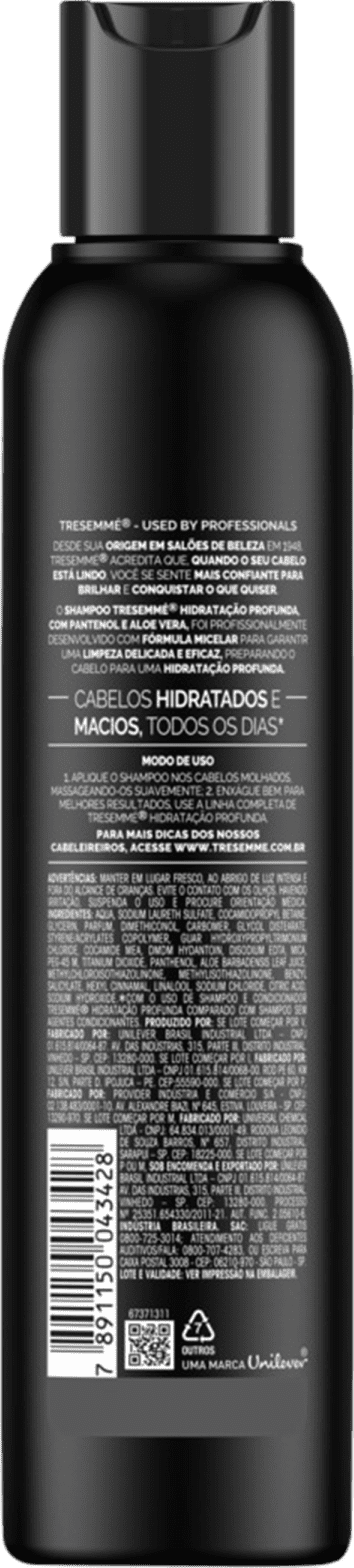 Shampoo TRESemmé Hidratação Profunda 200ml