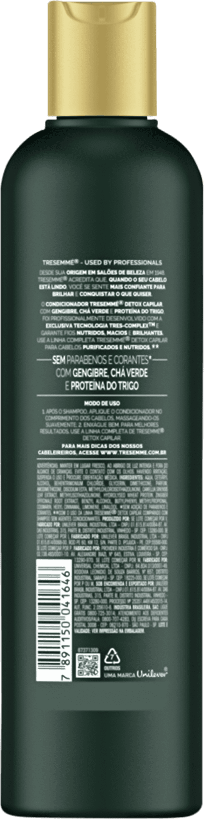 Condicionador TRESemmé Detox Capilar 400ml