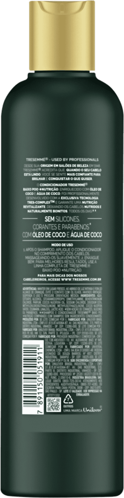 Tresemmé Baixo Poo + Nutrição - Condicionador 400ml