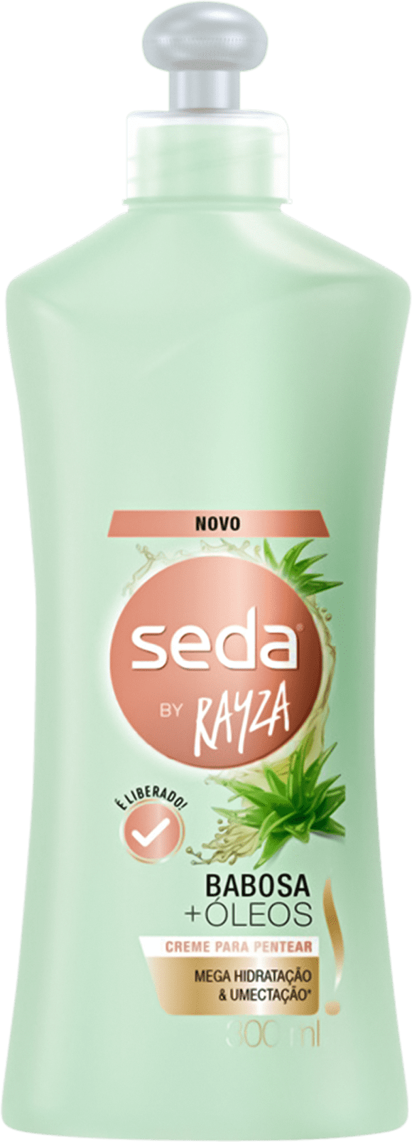 Creme de Pentear Seda By Rayza Babosa + Óleos 300ml