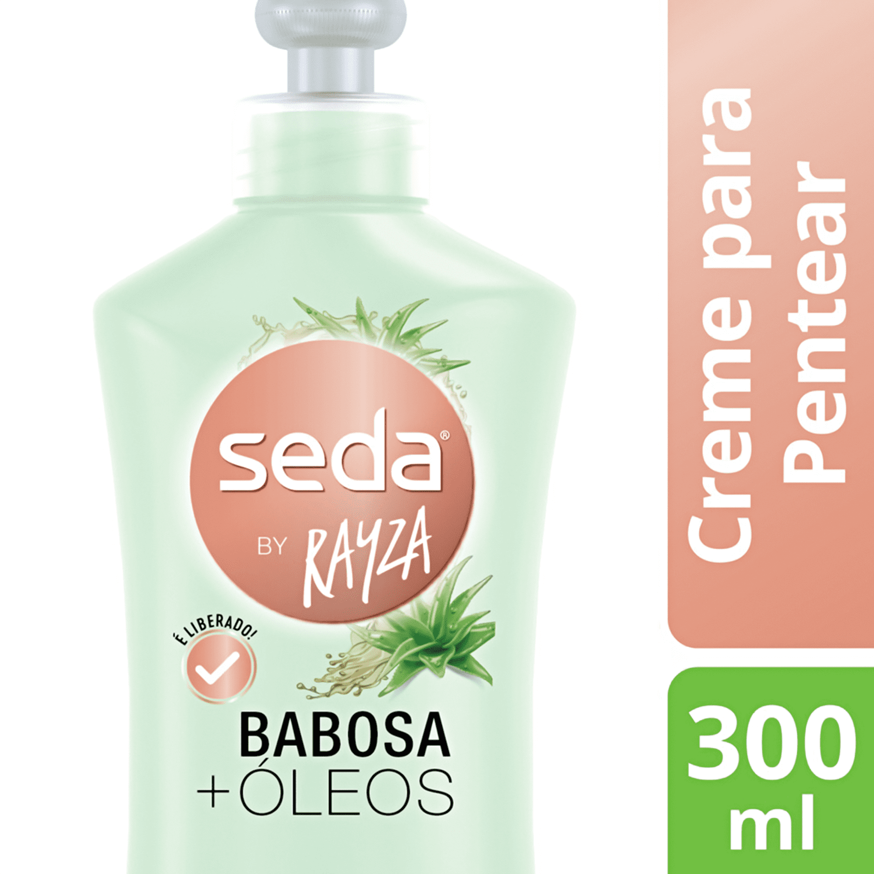 Creme de Pentear Seda By Rayza Babosa + Óleos 300ml