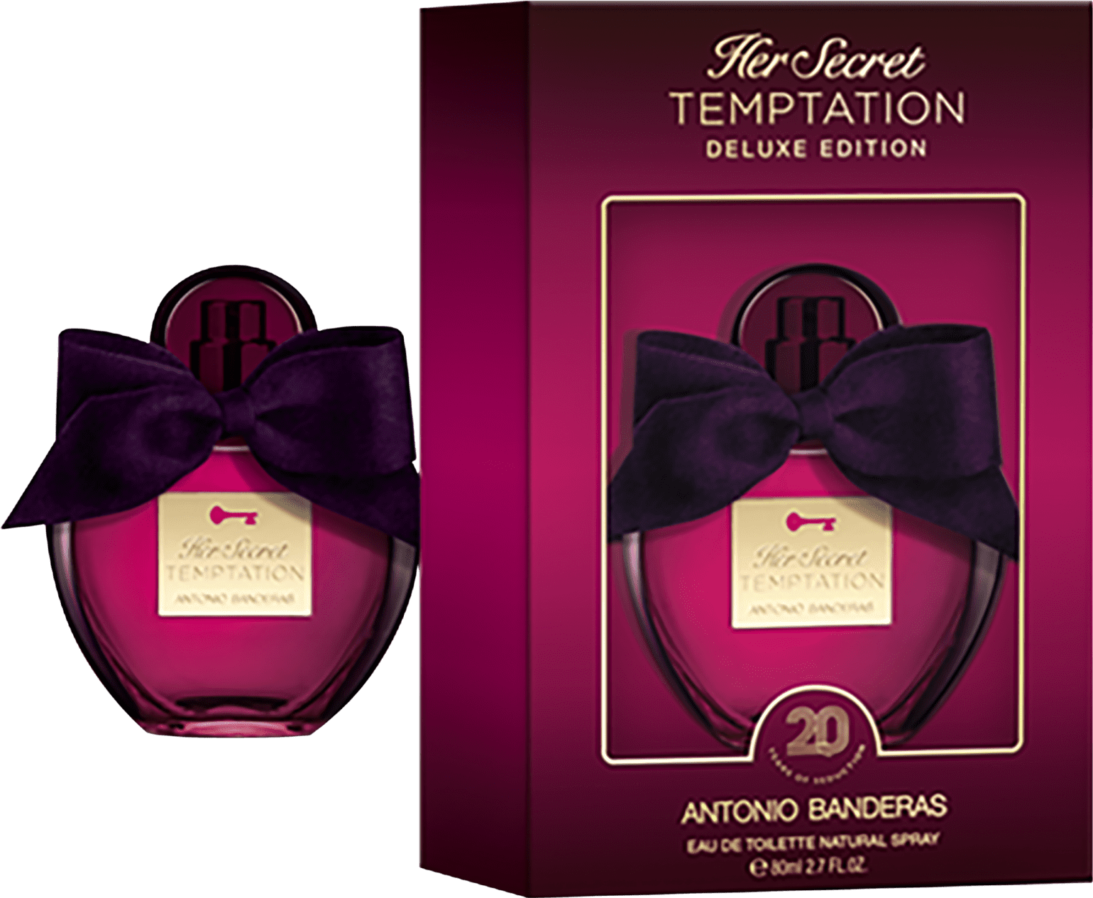 Her Secret Temptation Deluxe Edition Antonio Banderas Eau de Toilette - Perfume Feminino 80ml