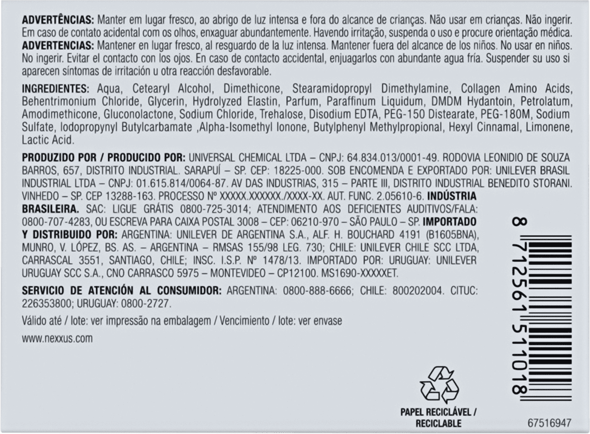 Máscara de Reconstrução Nexxus Emergencée 190g