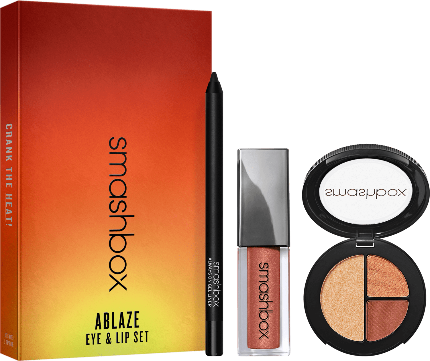 Conjunto de Maquiagem Smashbox Ablaze Eye & Lip Set (3 Produtos)