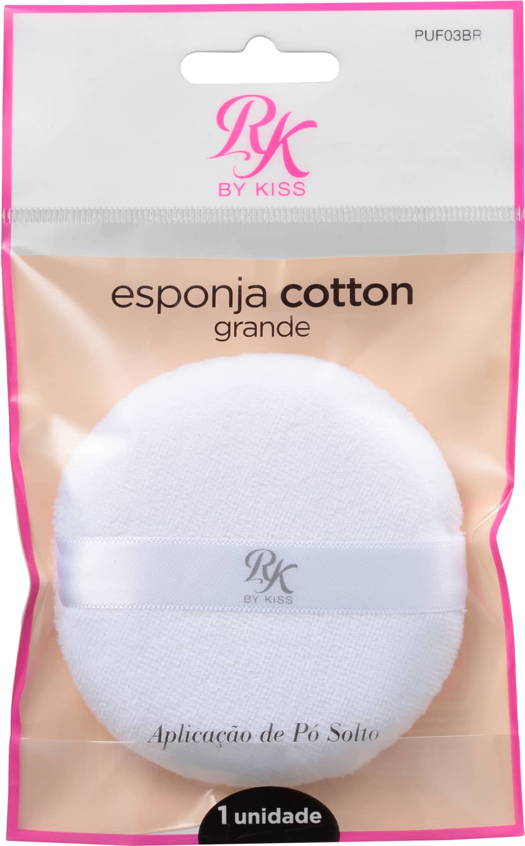 Kiss New York Ruby Kisses Cotton Grande - Esponja para Pó Solto 5g