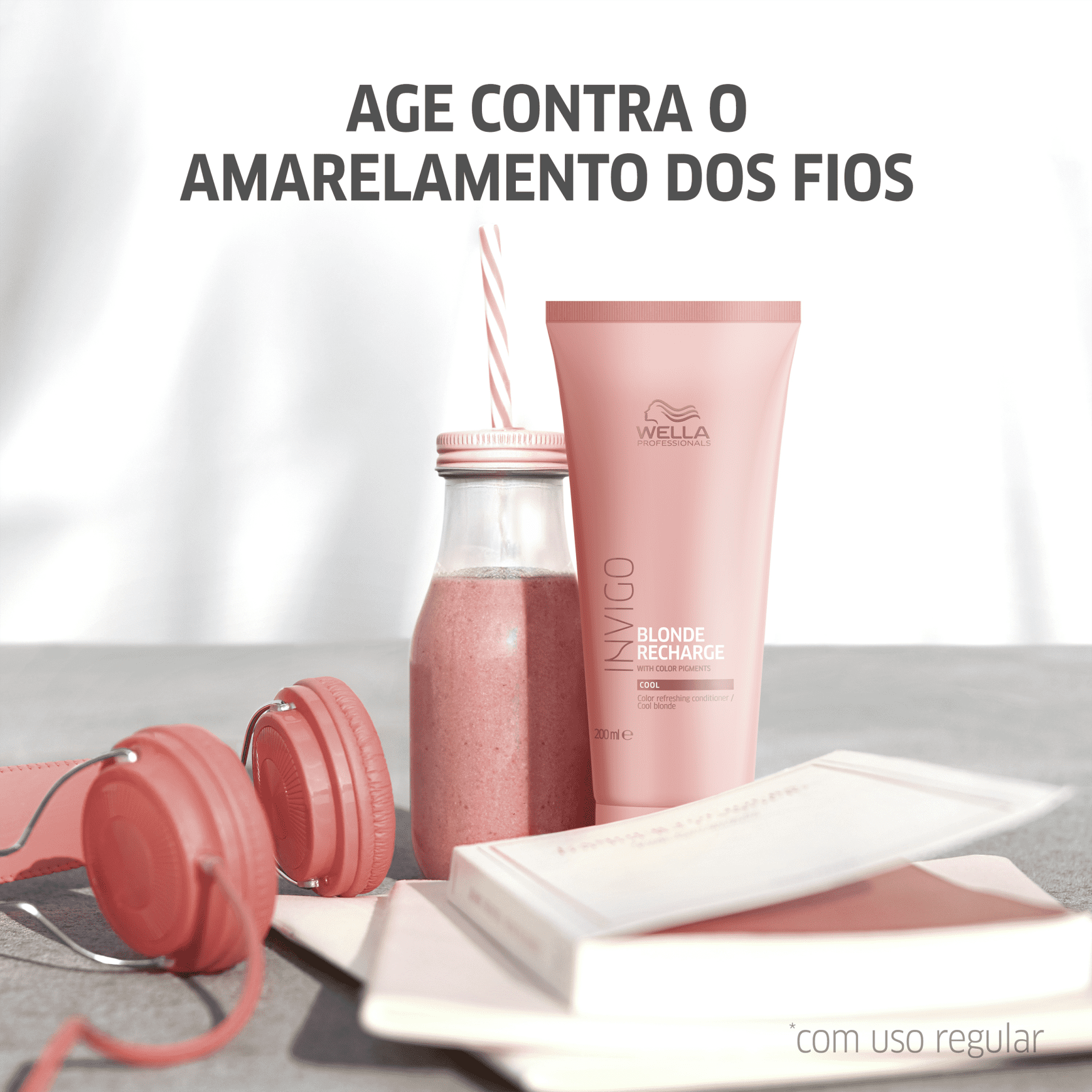 Wella Professionals Invigo Blonde Recharge - Condicionador Desamarelador 250ml