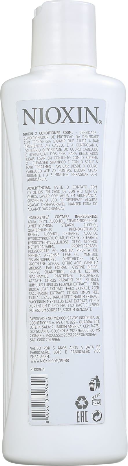 Nioxin System 2 Scalp Therapy Revitalizing - Condicionador 300ml