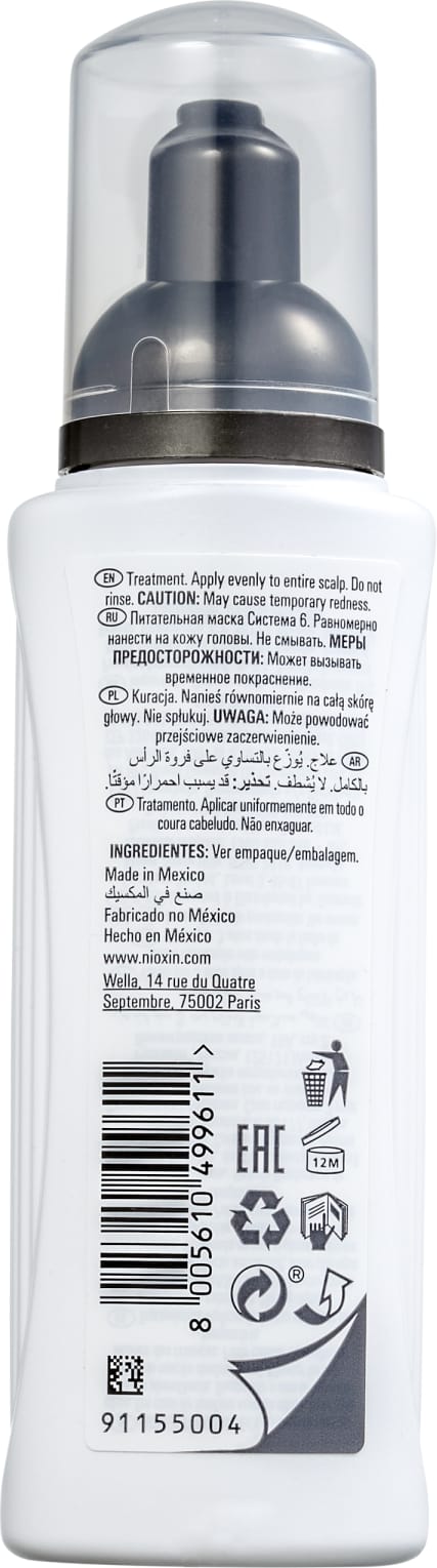 Nioxin System 6 Scalp & Hair - Tratamento Capilar 100ml