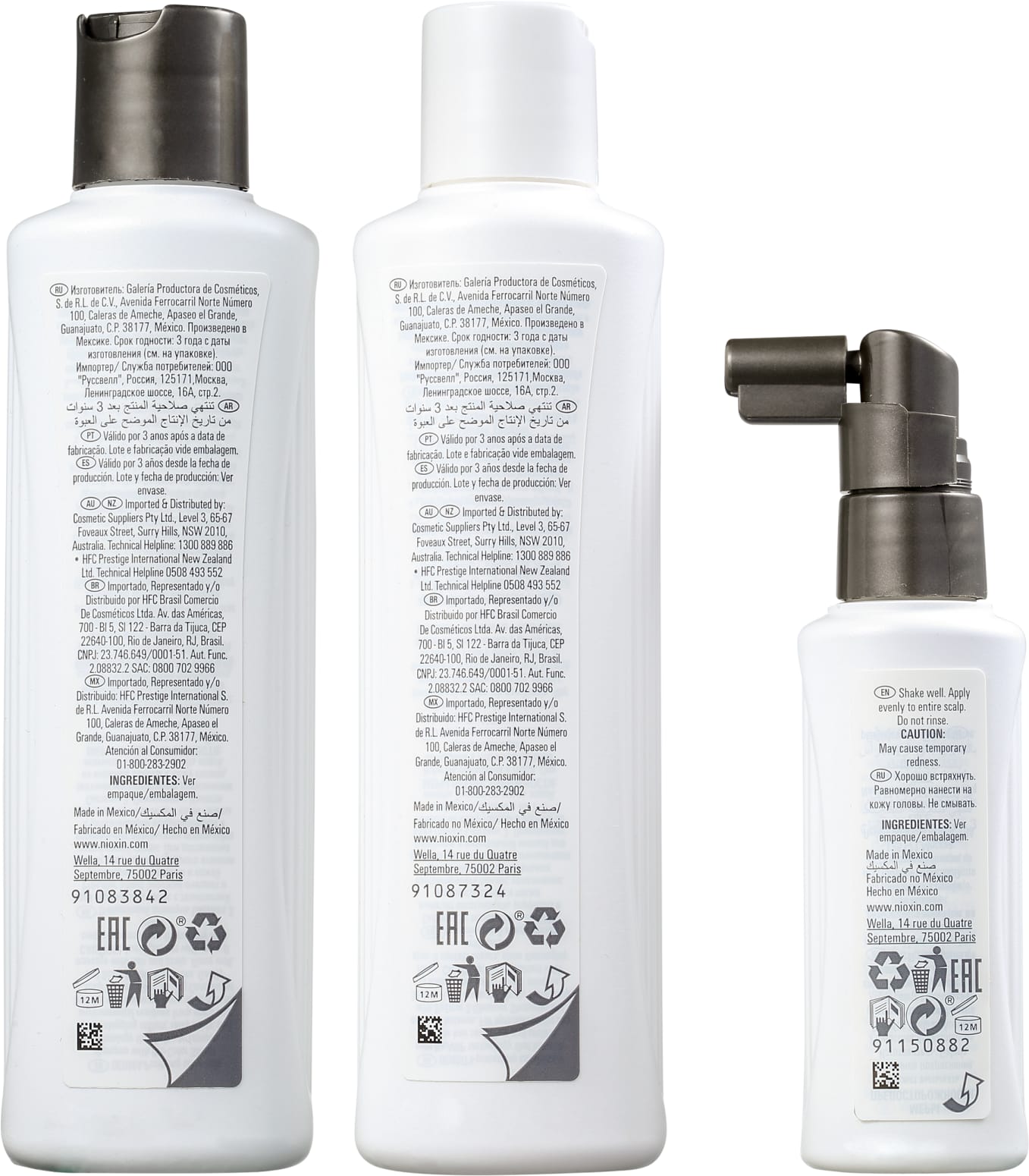 Kit Nioxin System 3 Small (3 Produtos)