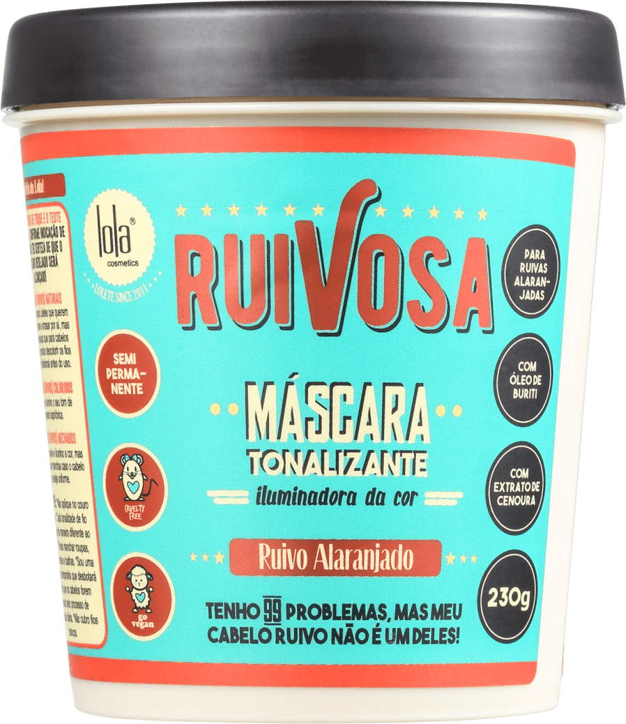Lola Cosmetics Ruivosa - Máscara Tonalizante 230g