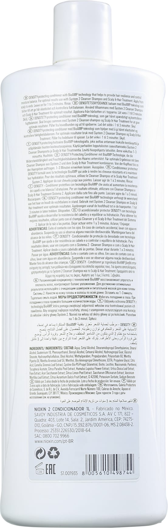 Nioxin System 2 Scalp Therapy Revitalizing - Condicionador 1000ml