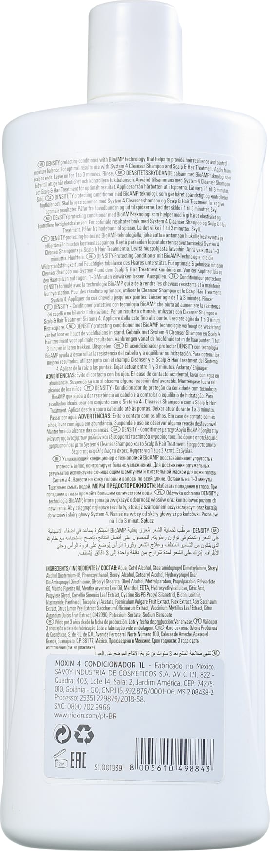 Nioxin System 4 Scalp Revitalizing - Condicionador 1000ml