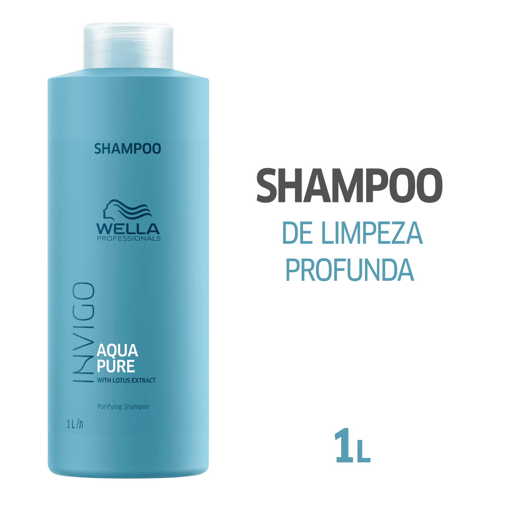 Wella Professionals Invigo Balance Acqua Pure - Shampoo Antirresíduos 1000ml
