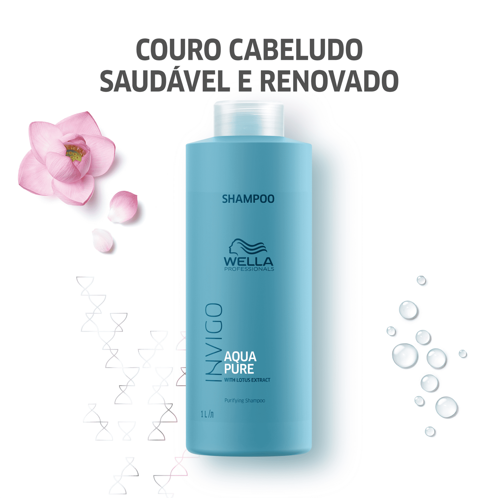 Wella Professionals Invigo Balance Acqua Pure - Shampoo Antirresíduos 1000ml